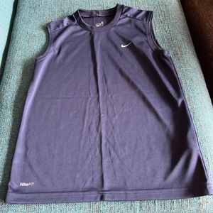 Nike Fit Dry Navy Blue Tank